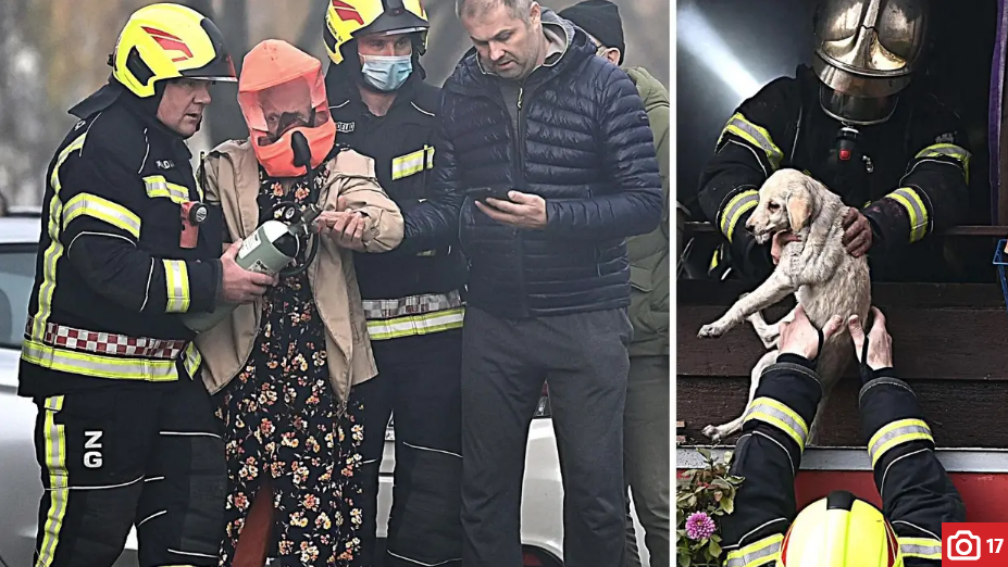 Drama u Zagrebu: Gorio stan, vatrogasci izvukli baku i psa