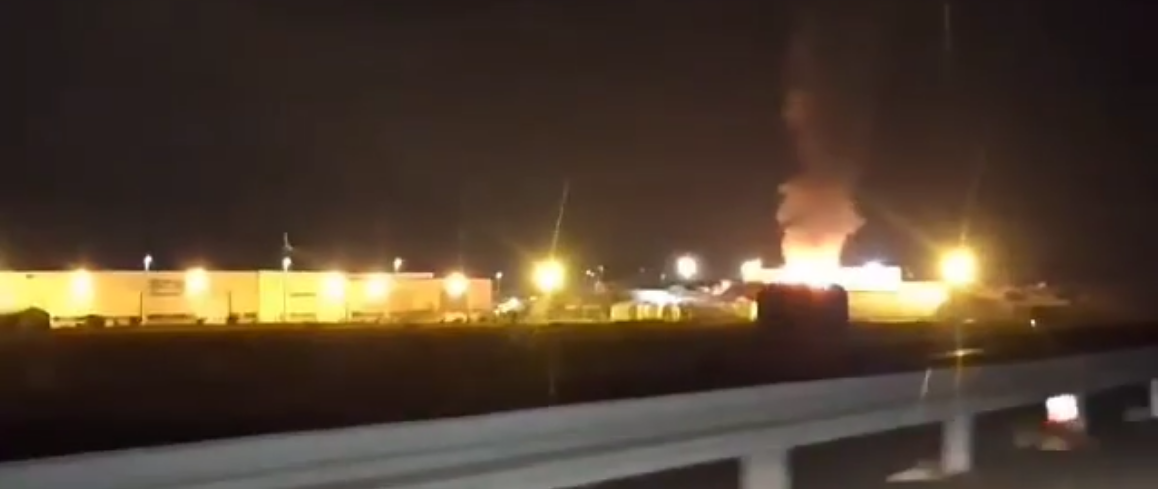 Veliki požar na prostoru tvrtke za zbrinjavanje otpada Eko - flor u Mokricama