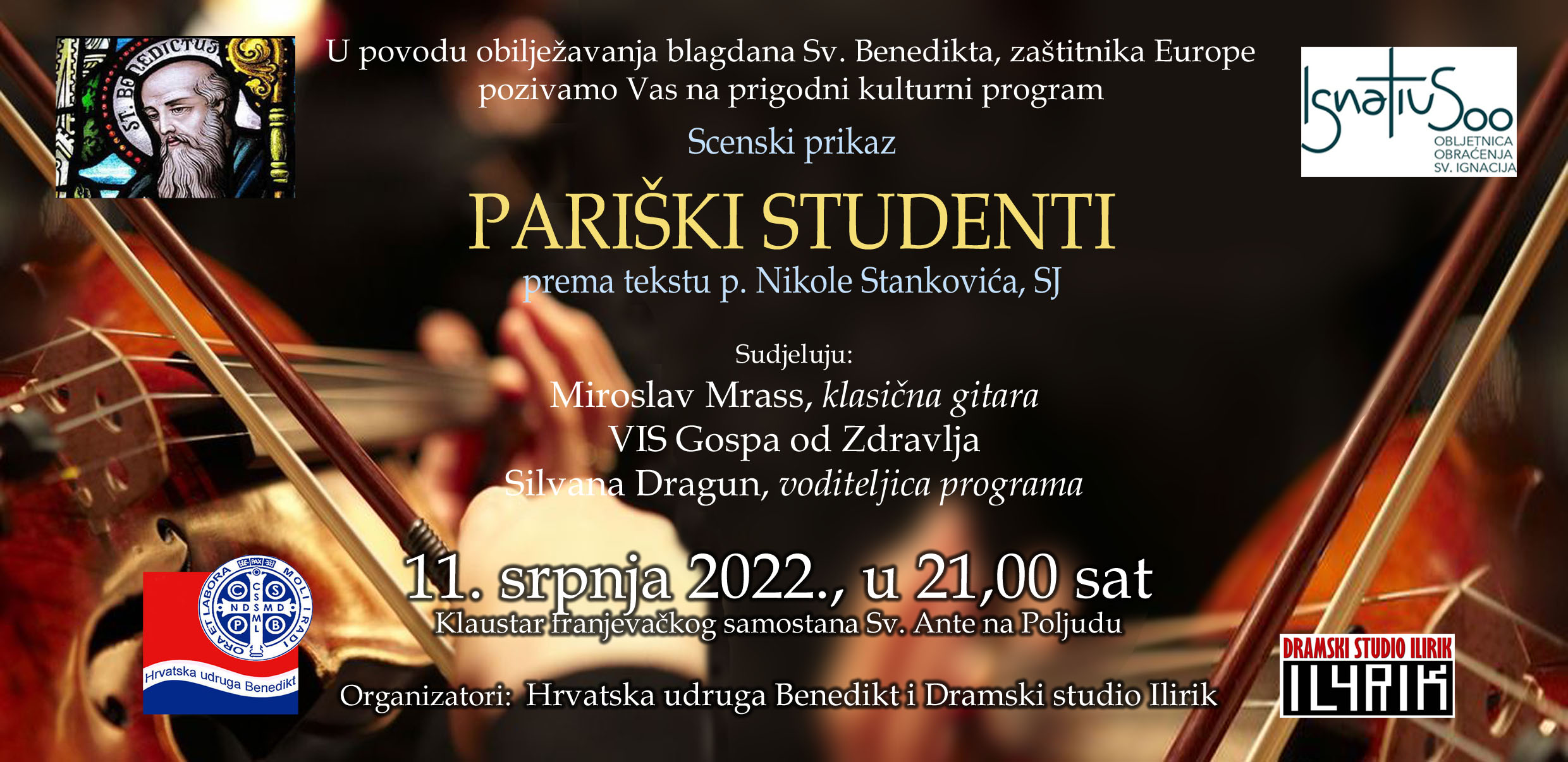 OBILJEŽAVANJE BLAGDANA SV. BENEDIKTA UZ BOGAT DUHOVNO-KULTURNI PROGRAM