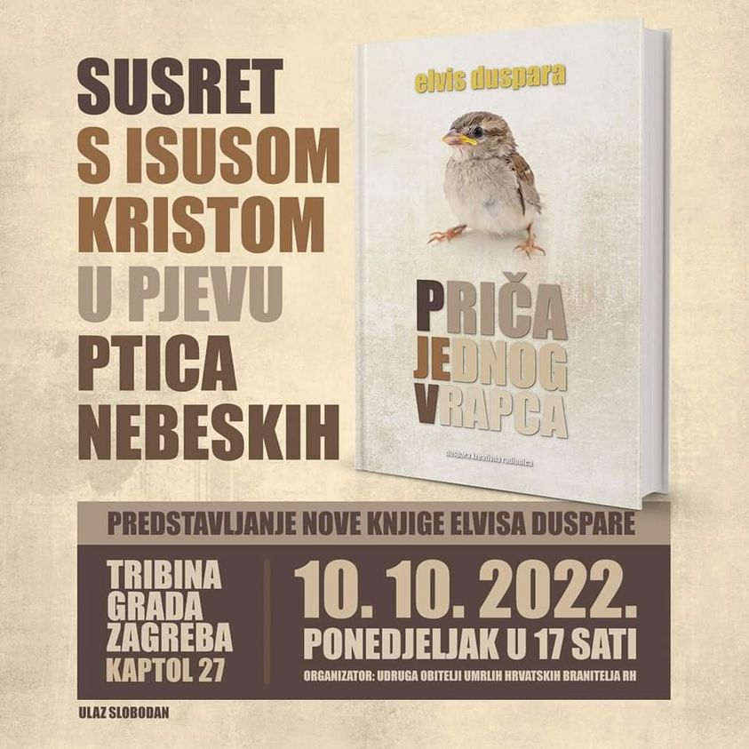 ELVIS DUSPARA: "PRIČA JEDNOG VRAPCA"