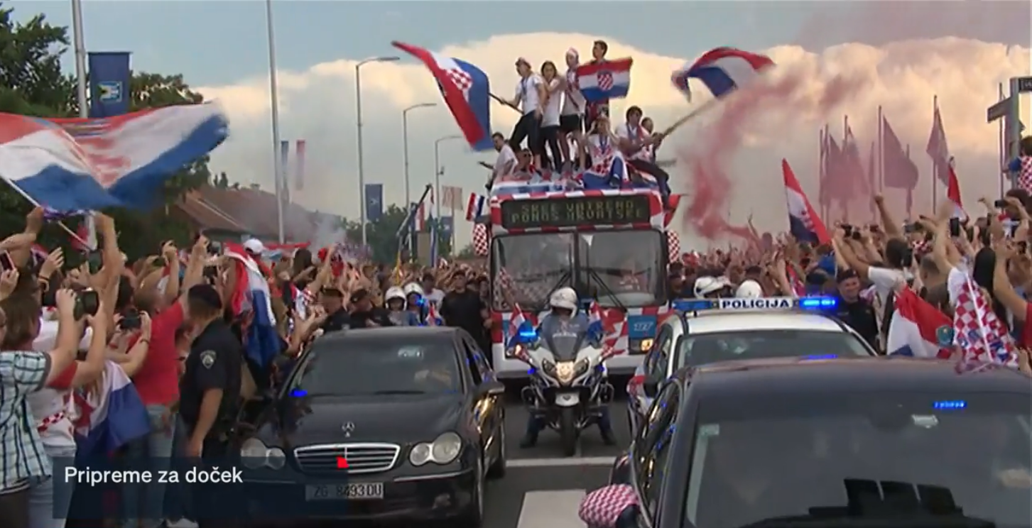 DETALJI DOČEKA VATRENIH