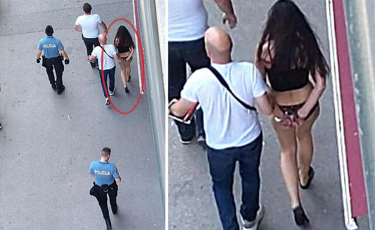 Policija uz škripu guma privela djevojku u gaćicama. Susjedi tvrde: Imala je nož!