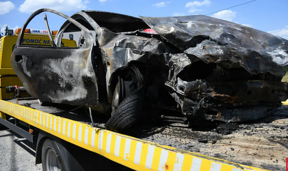 'Vozač je zapomagao. Rekao mi je: Gorim, izvuci me, molim te'