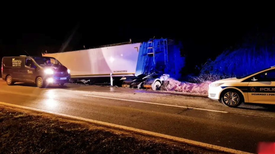 Užas kod Bjelovara: Kamion sletio s ceste, poginuo vozač