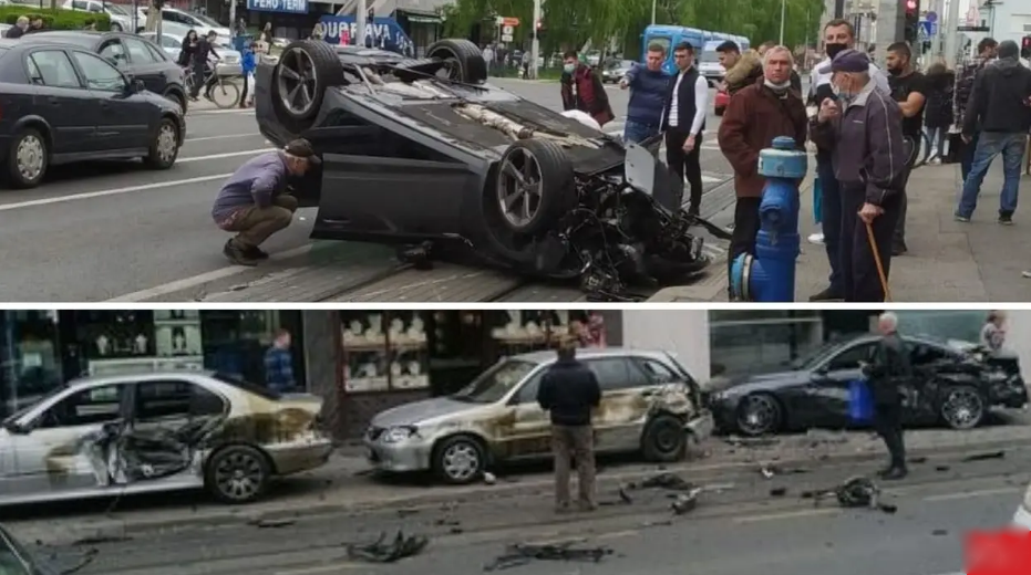 VIDEO Kakav lom u Dubravi: Audijem pokupio aute uz cestu!