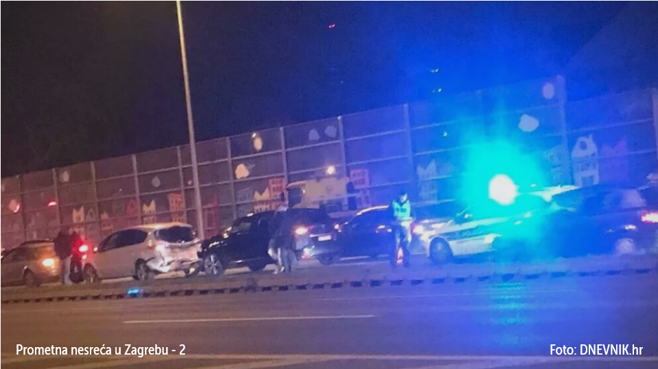 Prometna nesreća u Zagrebu: U sudaru na Slavonskoj aveniji ozlijeđene tri osobe