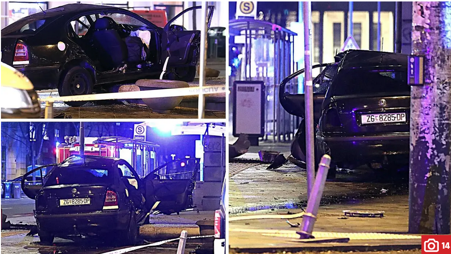 Svjedoci kažu da je BMW prošao kroz dva crvena svjetla u centru Zagreba. Jedan mrtav u sudaru