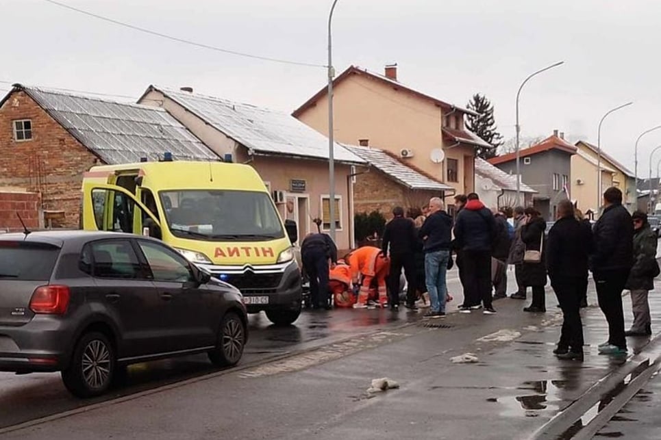 Automobilom u Pitomači naletio na pješaka koji je hitno prevezen u virovitičku bolnicu