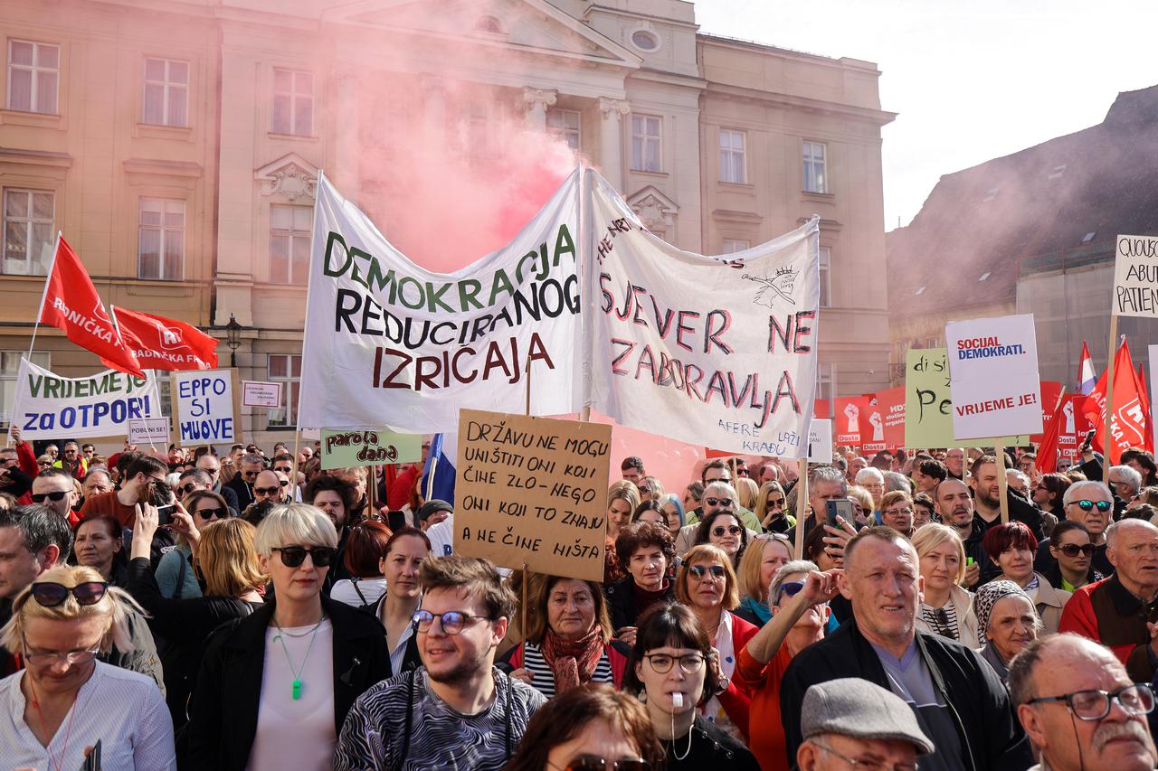 Analitičarka Ankica Mamić o prosvjedu: Dobar odaziv je iznenadio i oporbu, najteži dio im tek predstoji
