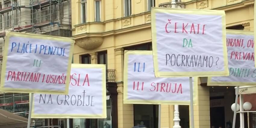 Umirovljenici zveckaju prosvjedom: “Tada nas je bilo 7.000, jesmo li spremni za barem 70.000?”