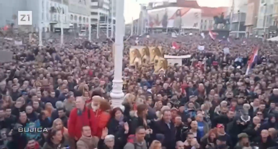 Pogledajte Andriju Klarića u ulozi predsjednika Sabora! Prepuni trg skandira mu: “Njonjo, Njonjo…”