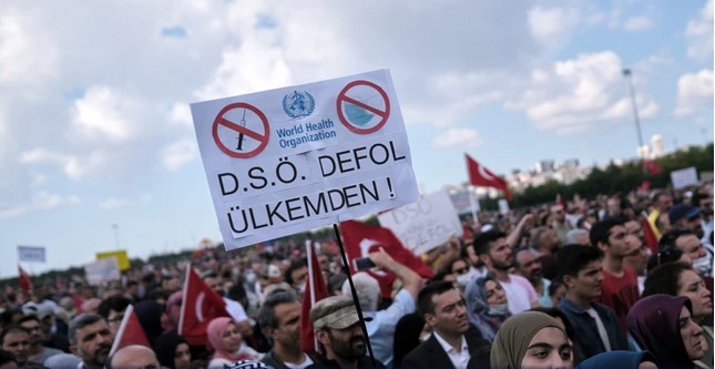 Prosvjedi protiv epidemioloških mjera u Beču, Francuskoj, Nizozemskoj, Turskoj