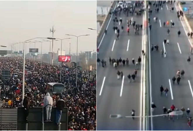 (VIDEO) U SRBIJI NEKOLIKO DESETAKA TISUĆA NA ULICAMA, SRPSKI MEDIJI TVRDE: ‘Jučer je Beograd blokiralo svega dvadesetak ljudi’, nazivaju prosvjednike ‘lažnim ekolozima’