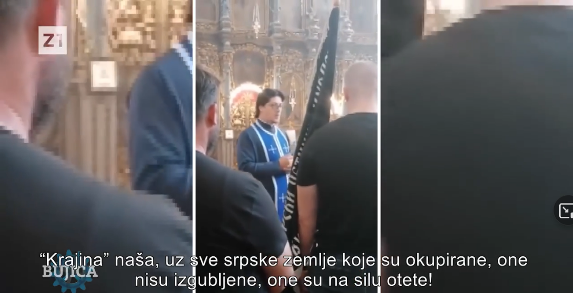 Srpski paroh iz fruškogorskog hrama posvećenog žrtvama Oluje, tvrdi da je ‘Krajina’ okupirana i oteta! Svojata i Kosovo…