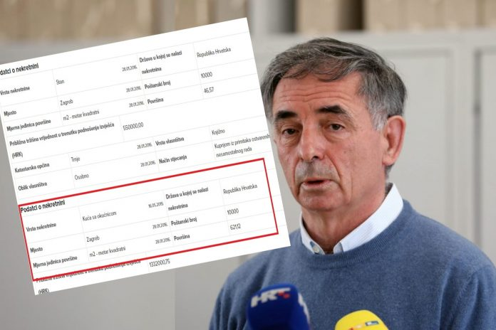 Pupovac u imovinskoj kartici za kuću od 612 kvadrata prijavio da ima 100