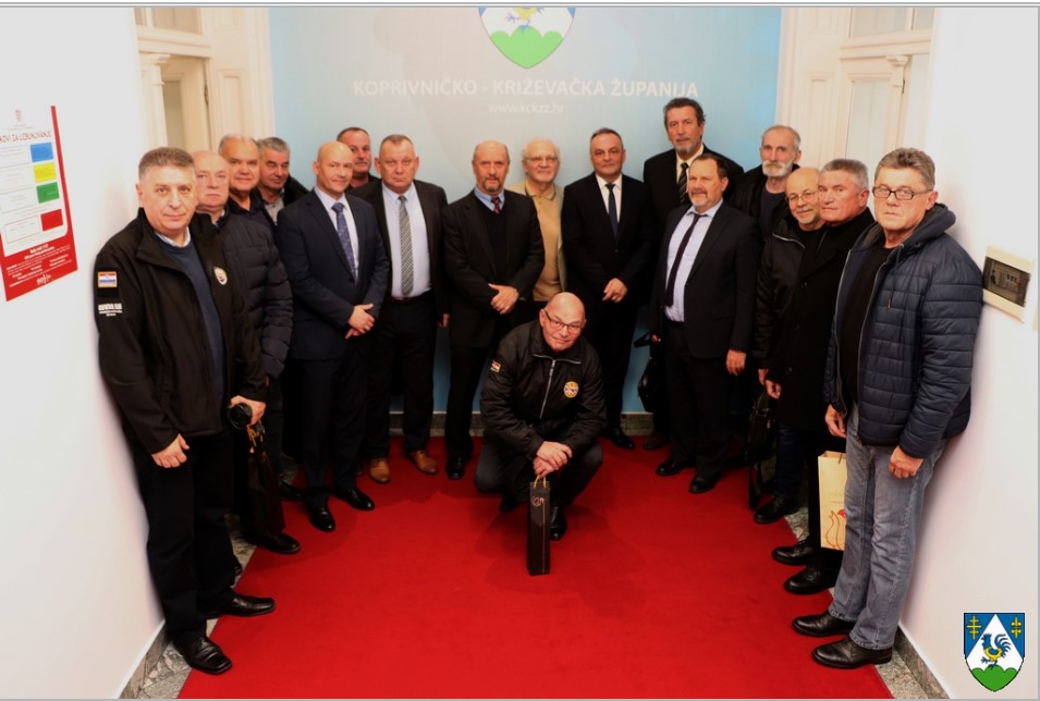 U Županijskoj upravi održan prijem za sudionike okruglog stola „Protuzračna obrana Koprivničko-križevačke županije u Domovinskom ratu“