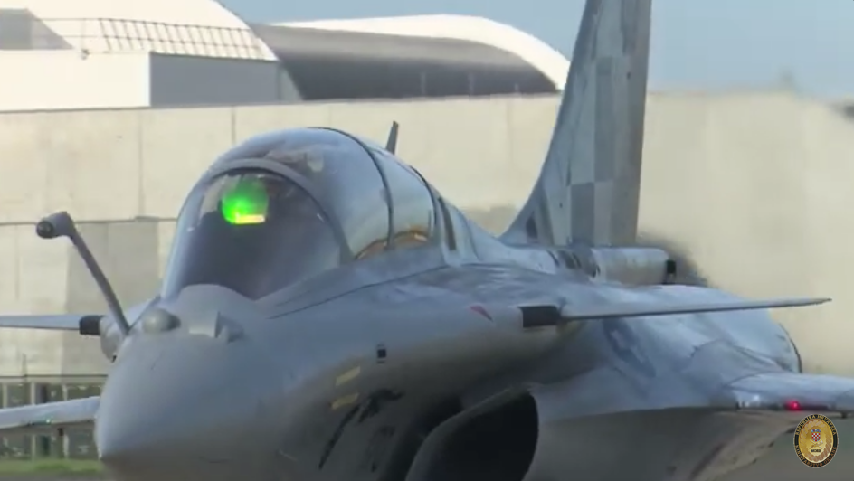 Poletio prvi hrvatski Rafale, primopredaja danas