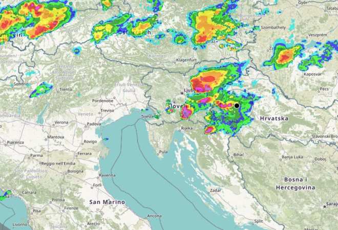 DHMZ upozorava na promjenjivo vrijeme s pljuskovima i grmljavinom