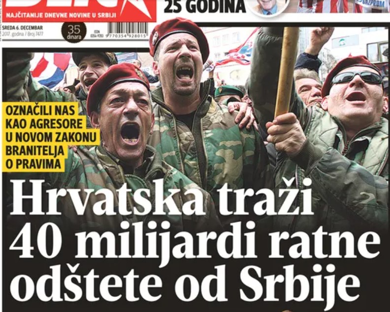 25 godina širite mržnju, izigravate ugroženu vrstu, štitite ratne zločince, zvezda petokraka vam je vodilja (ili 4 c)