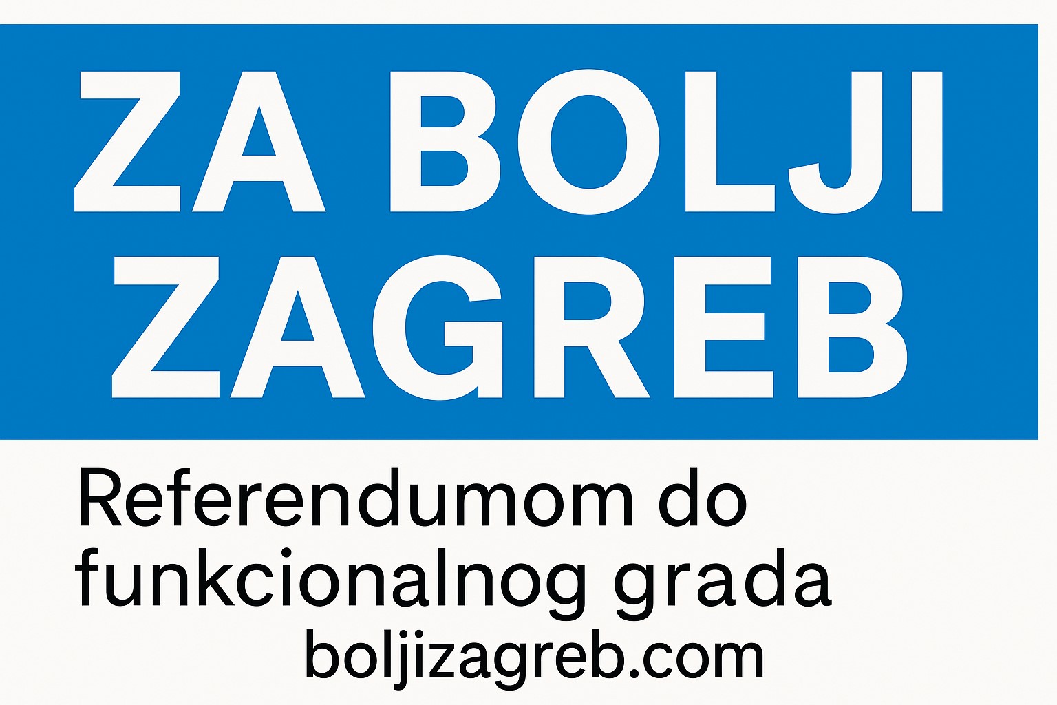 Referendumska inicijativa za opoziv Tomaševića predstavila slogan i strategiju kampanje