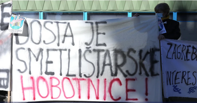 Udruga Resnik: "Uništeni naš grade, još i spalionicu ti rade..."