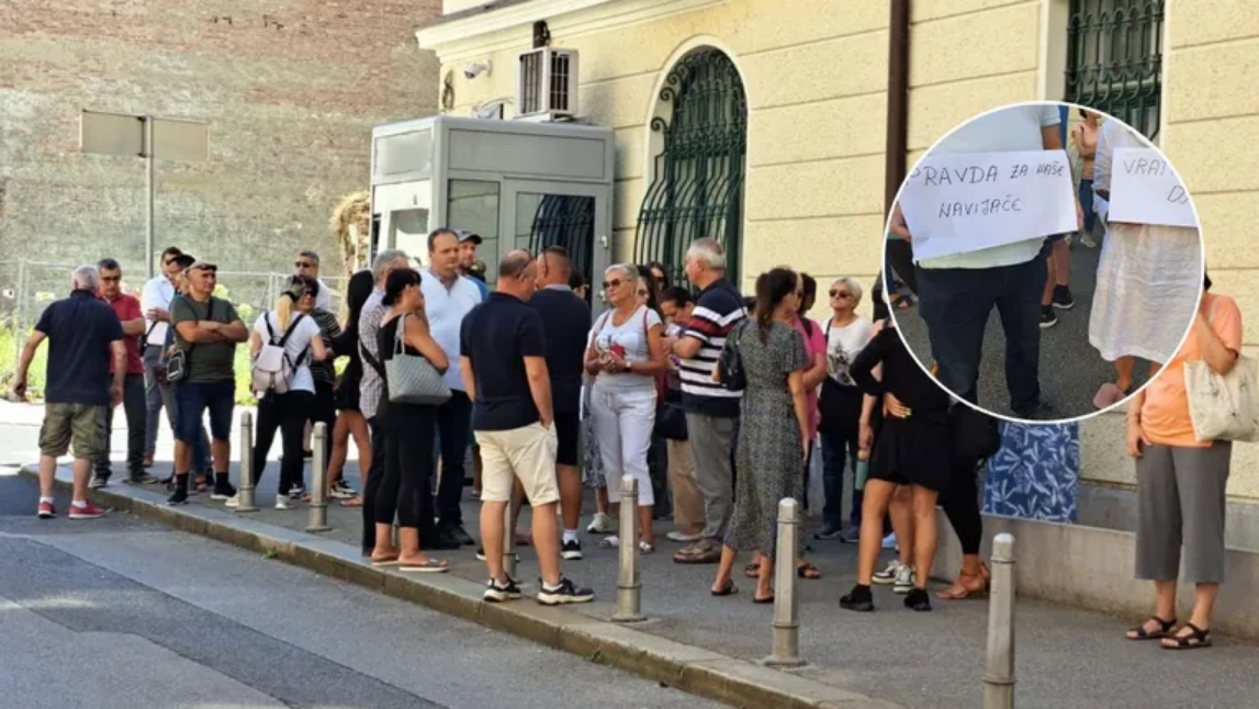 Roditelji uhićenih BBB-ovaca pred Ministarstvom vanjskih poslova: 'Vratite nam djecu'