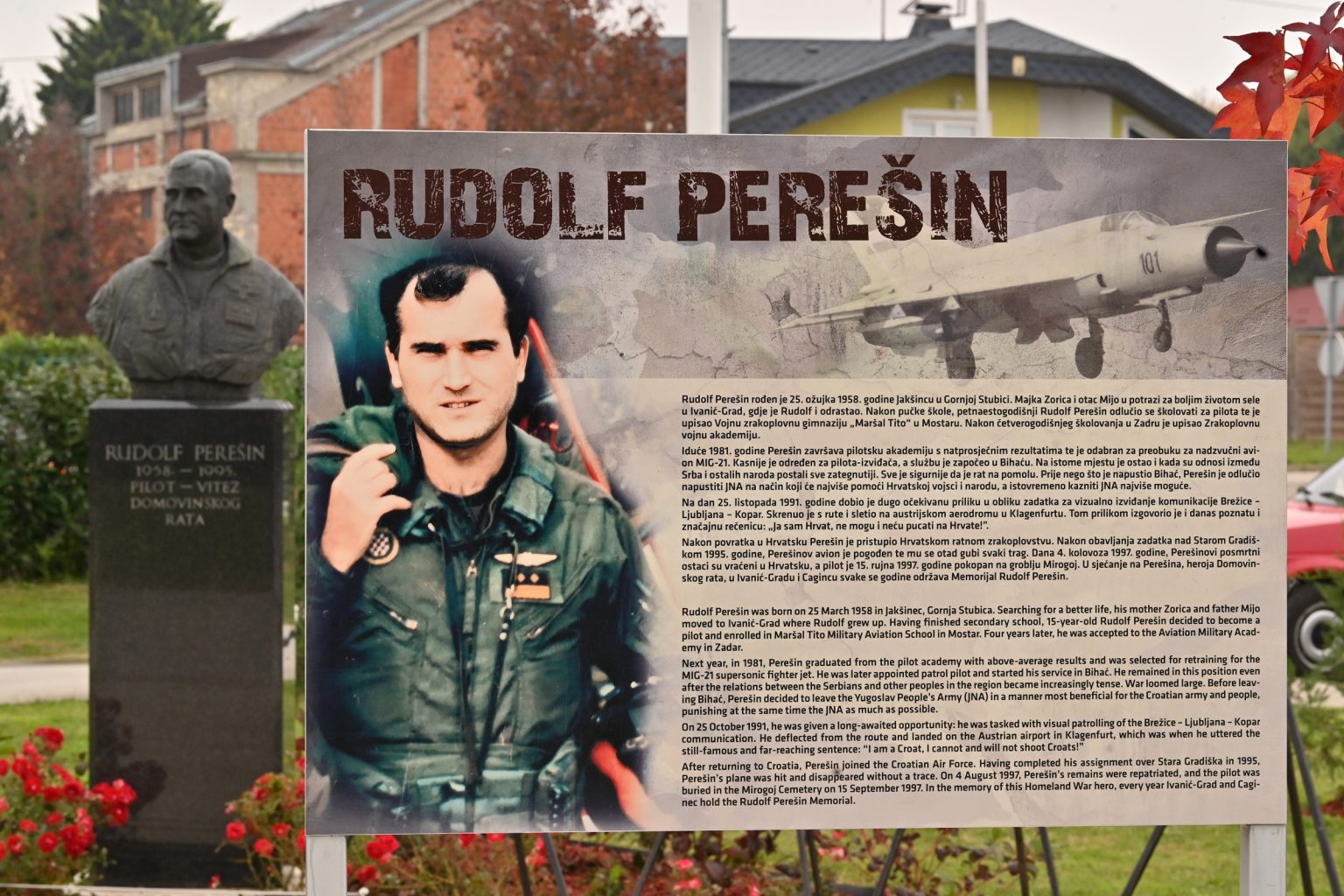 Trideseta obljetnica od pogibije pilota Rudolfa Perešina