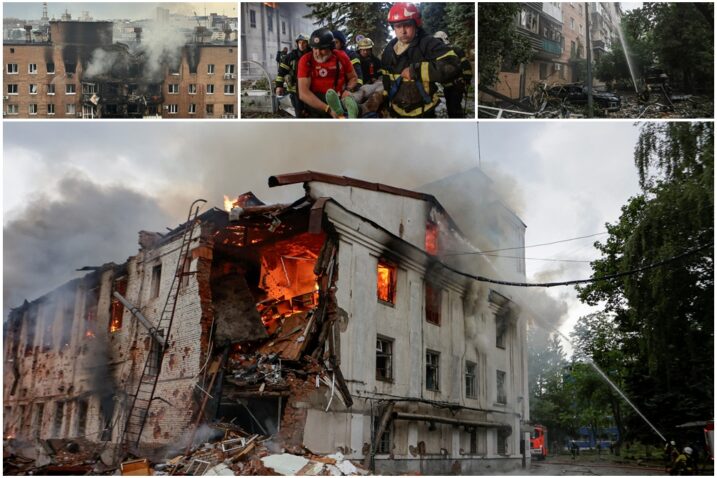 Brutalna Putinova odmazda. Harkiv napadnut najjače od početka rada, grad je u plamenu