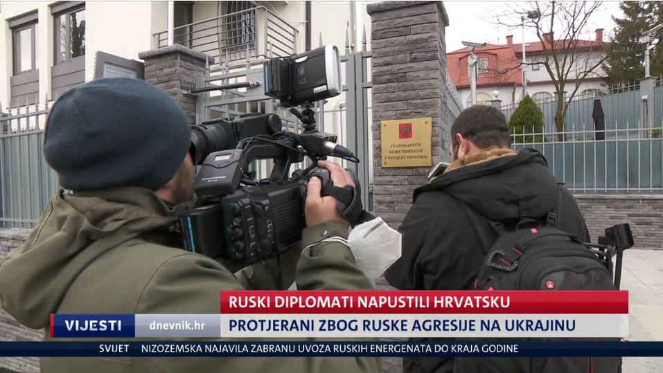 Ruski diplomati i zaposlenici veleposlanstva otišli iz Hrvatske: "Napustili su zemlju do 11 sati kako je utvrđeno u našoj noti"