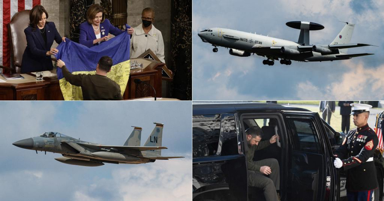 Detalji složene operacije: Zelenskog je pratila cijela flota špijunskih i borbenih aviona