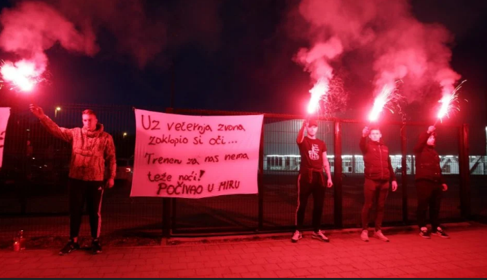 Navijači se oprostili od Saračevića: ‘Za nas nema teže noći’