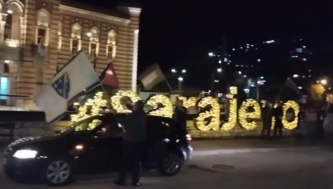 Sarajevo: Manja grupa građana iz Turske i Sirije izrazili podršku Iranskom napadu na Izrael