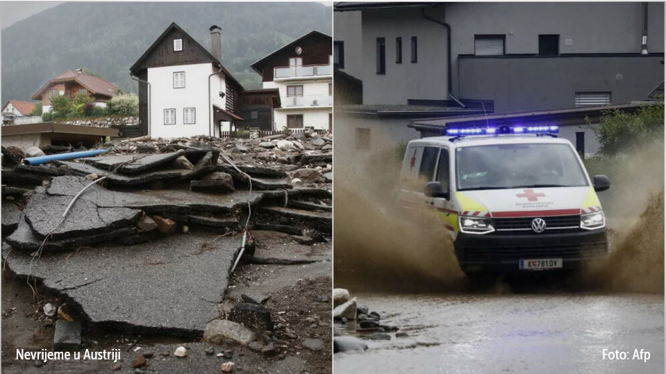 VIDEO Snažna oluja pogodila Austriju: Bujica nosila sve pred sobom, proglašeno izvanredno stanje