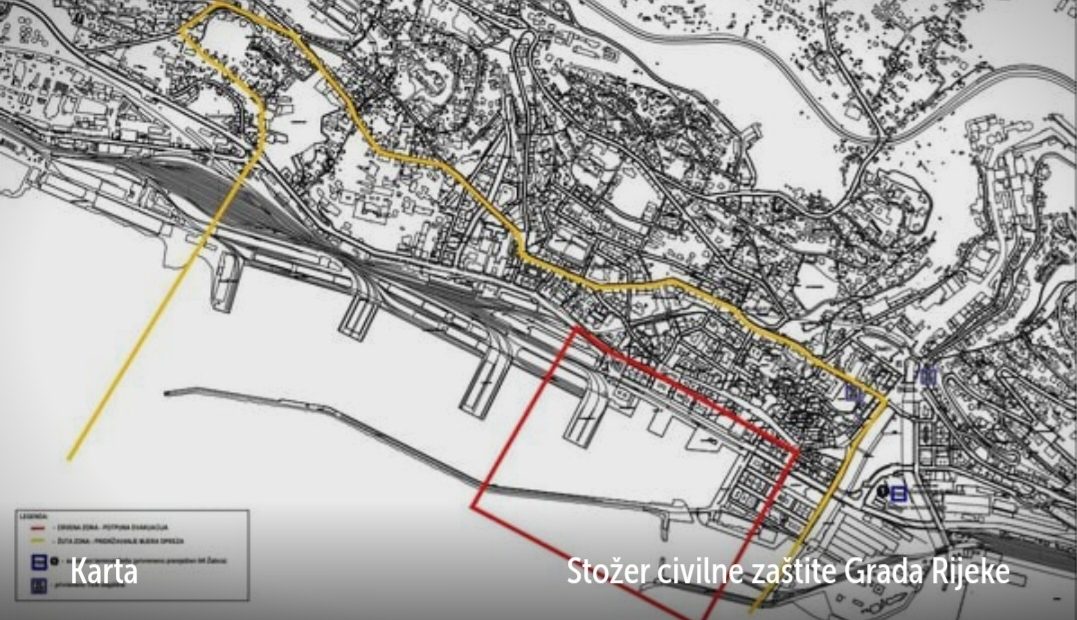 Dio riječke luke za vikend biti će evakuiran zbog postupka izmještanja i neutralizacije mine iz Drugog svjetskog rata