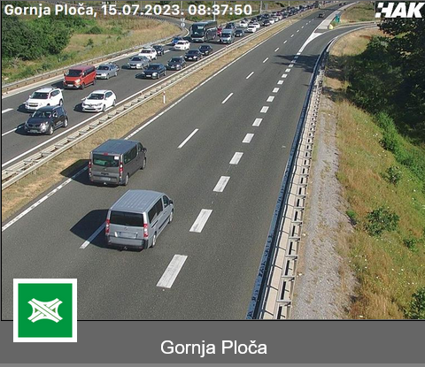 HAK: Prometna nesreća na autocesti A1 između čvora BRINJE i čvora ŽUTA LOKVA