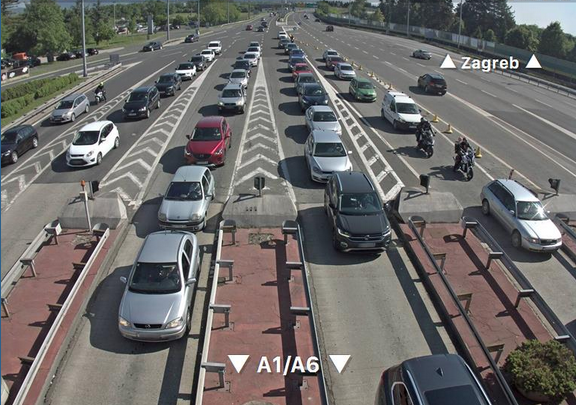 HAK: Zbog prometne nesreće na autocesti A1 Zagreb-Ploče-Karamatići u tunelu Krpani vozi se jednim trakom