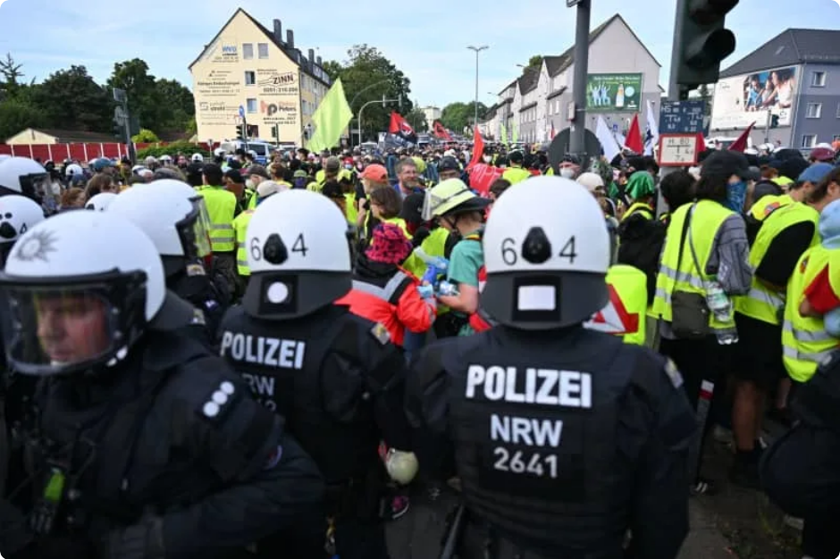 Sukobi u Essenu: Prosvjednici i policija se sukobili zbog Kongresa AfD-a