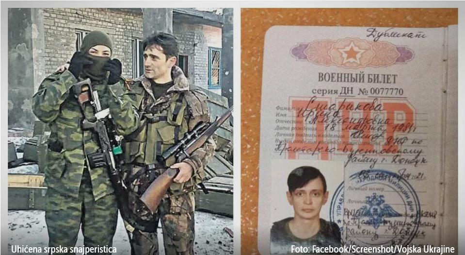 Dijabolična priča o zarobljenoj srpskoj snajperistici u Ukrajini: Opasna plaćenica nekad je bila sportašica, dilerica...