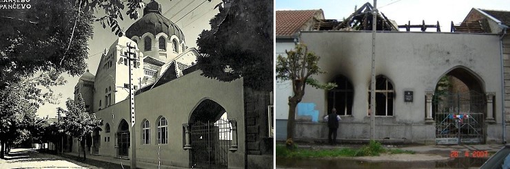 Sudbina sinagoga u Vojvodini: ogromnu većinu uništili su komunisti poslije Drugog svjetskog rata II.	dio