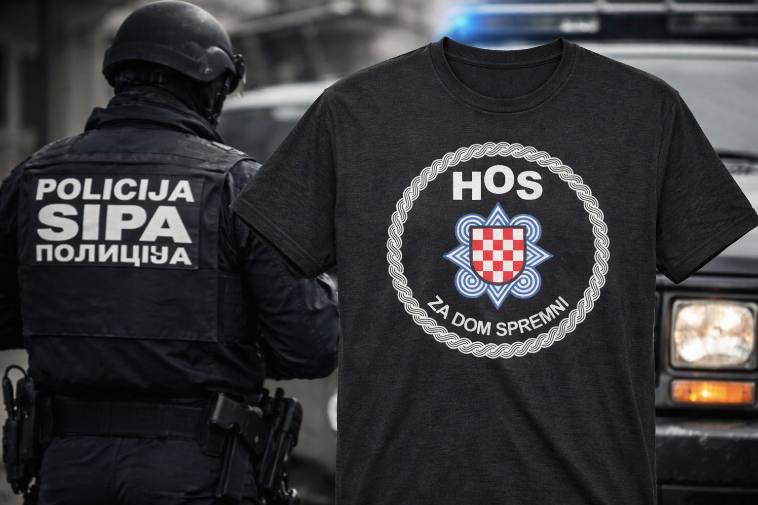 Upad SIPA-e u dom obiteljske tvrtke Patria Eterna zbog majica s oznakom HOS-a izazvao uznemirenost među Hrvatima u BiH