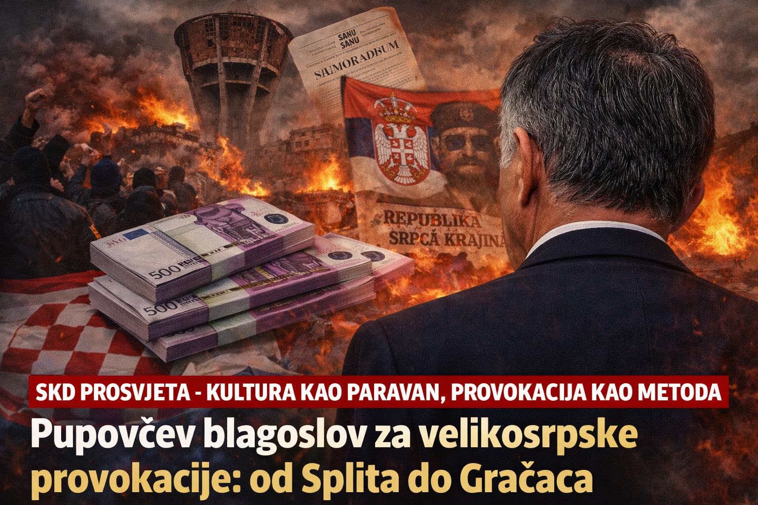 Pupovac relativizira, Prosvjeta provocira, a račune plaća Hrvatska