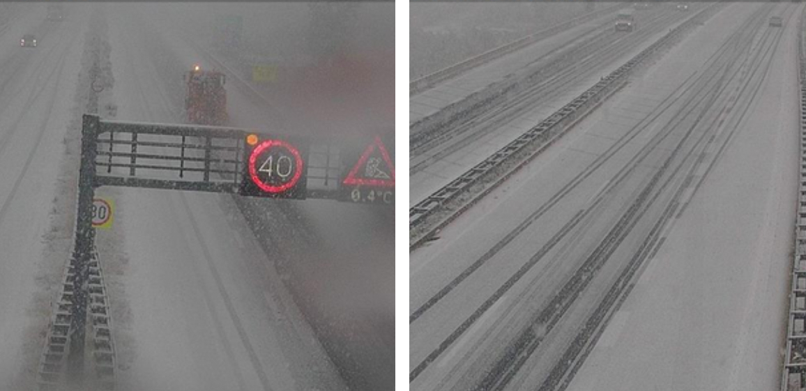 Zimski pejzaž obavija autocestu Zagreb-Ploče-Karamatići, vozači na potezu Prgomet-Split-Bisko pozvani na oprez