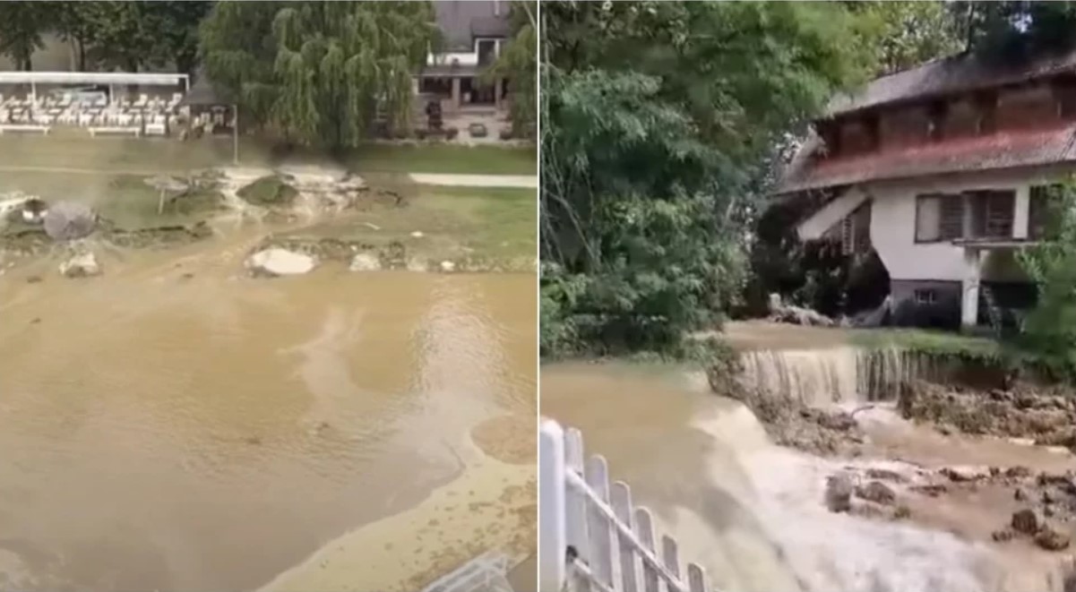 VIDEO: DRAMA U PODRAVINI Drava nosi sve pred sobom, kuće se počele urušavati