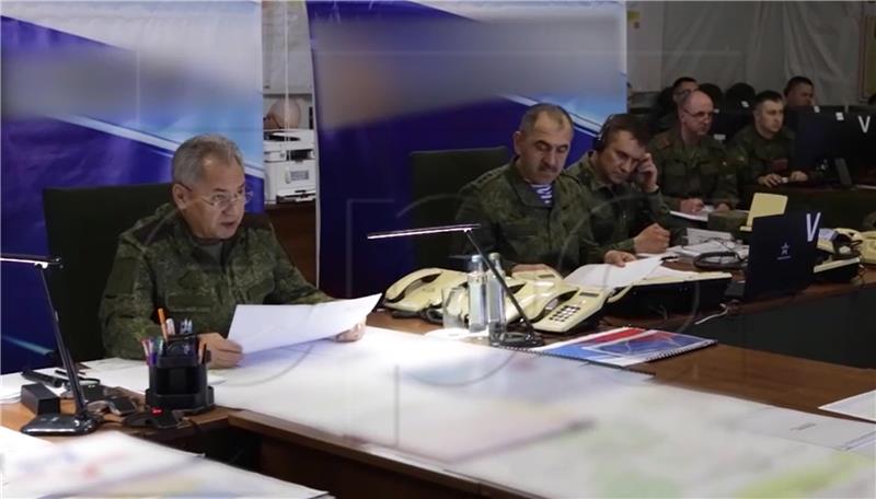 Ruski ministar obrane naredio "jedinicama u svim područjima" da pojačaju operacije