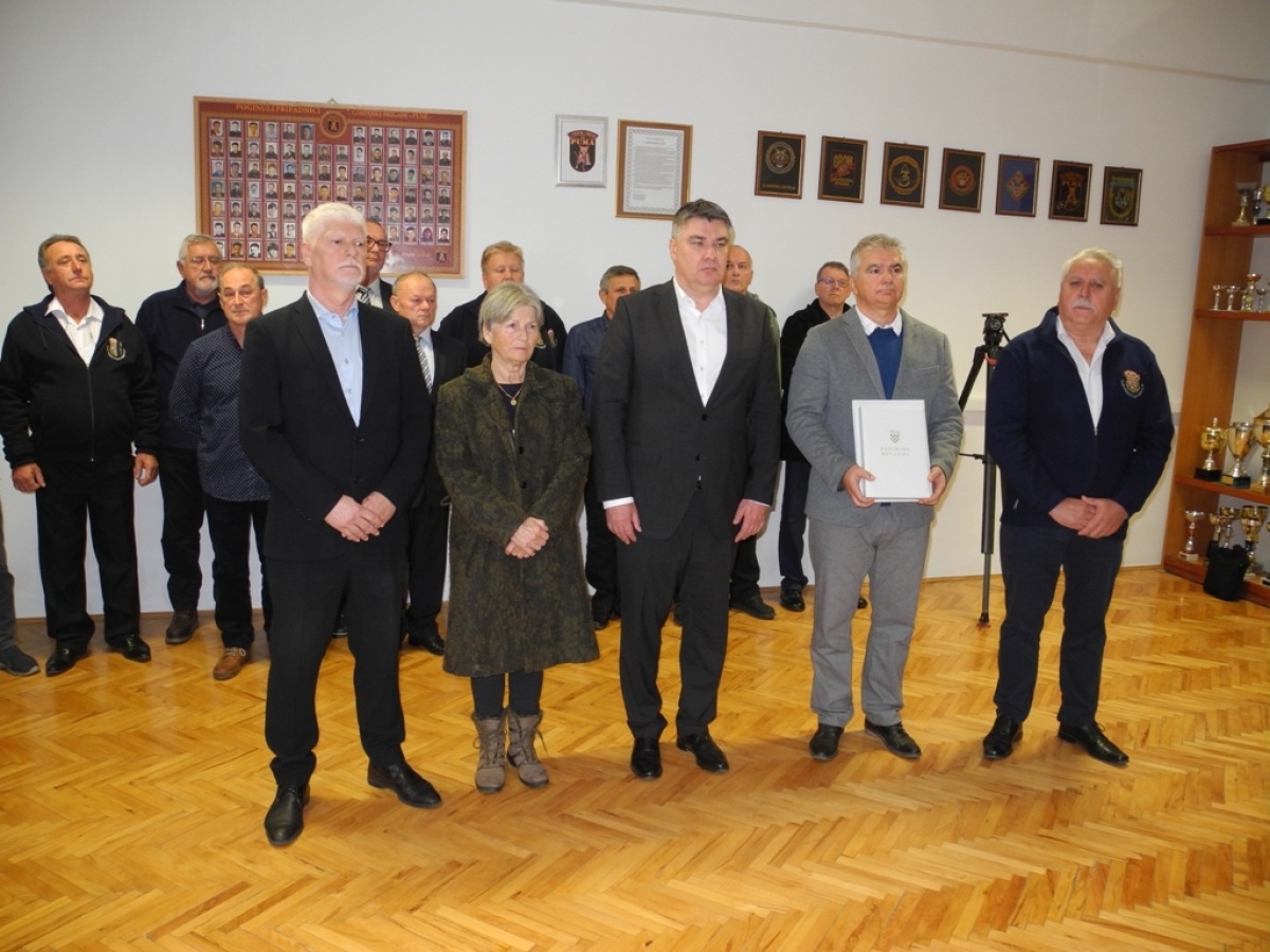 Ivan Sokač, zapovijednik 104. brigade HV-a  poshumno odlikovan  Redom kneza Domagoja s ogrlicom