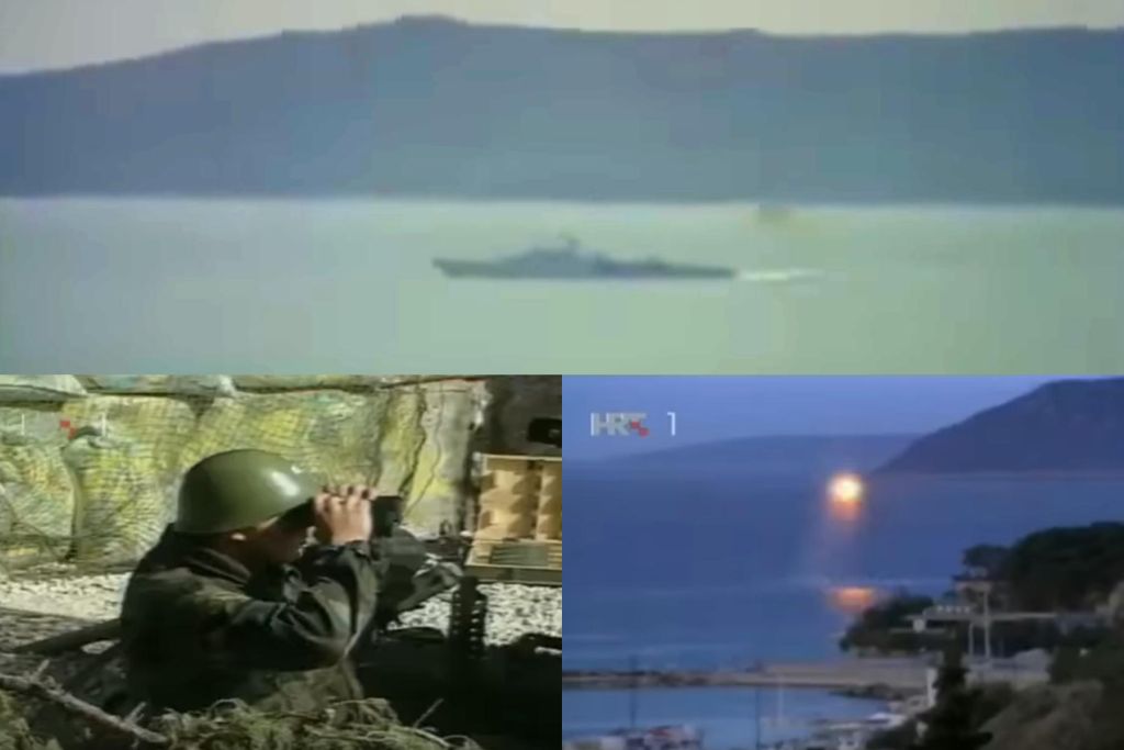 14. studenoga 1991. Zločini srpske vojske – bombardiranje Splita i okolice