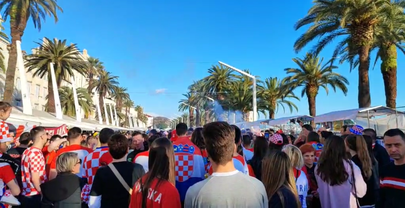 VIDEO Ludnica na rivi pa pravac Poljud! Velike gužve na ulazu