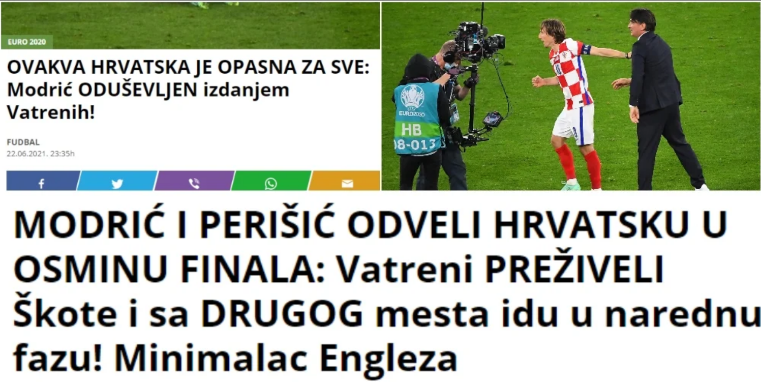 SRBI HVALE VATRENE Evo što pišu o igri Modrića i ekipe!
