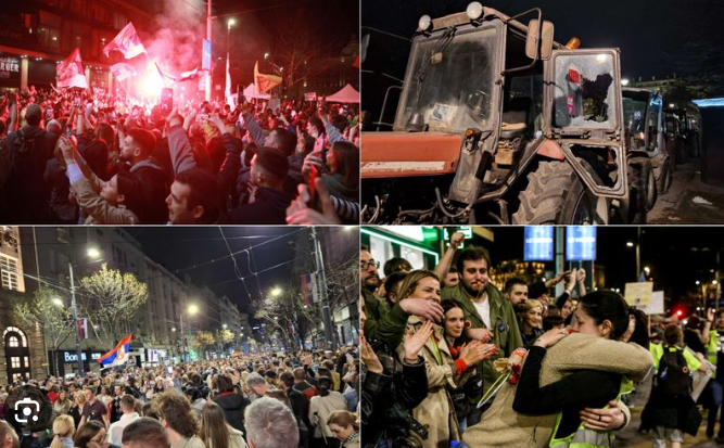 Provokacije i tenzije: Prijetnje bombama i pokušaji izazivanja sukoba na prosvjedu (UŽIVO)