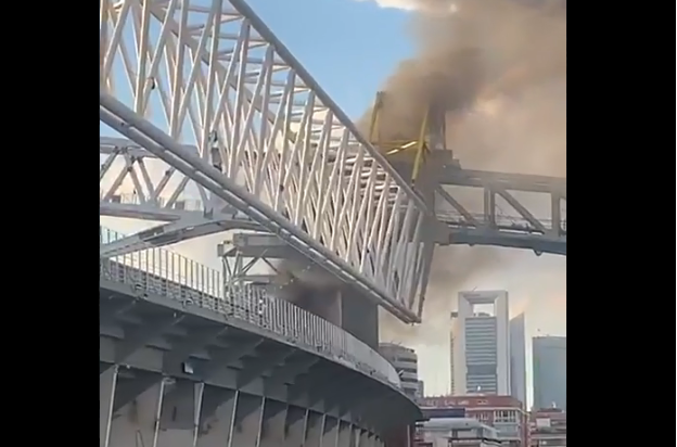 Zapalio se kultni stadion Santiago Bernabeu